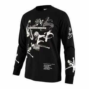 XIOS Graphic Long Sleeve T-Shirt Black